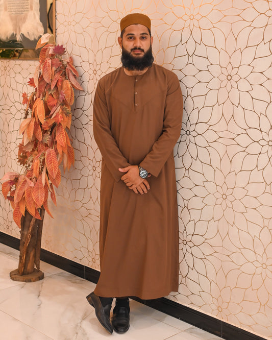 Emirati Royal Brown Thobe 